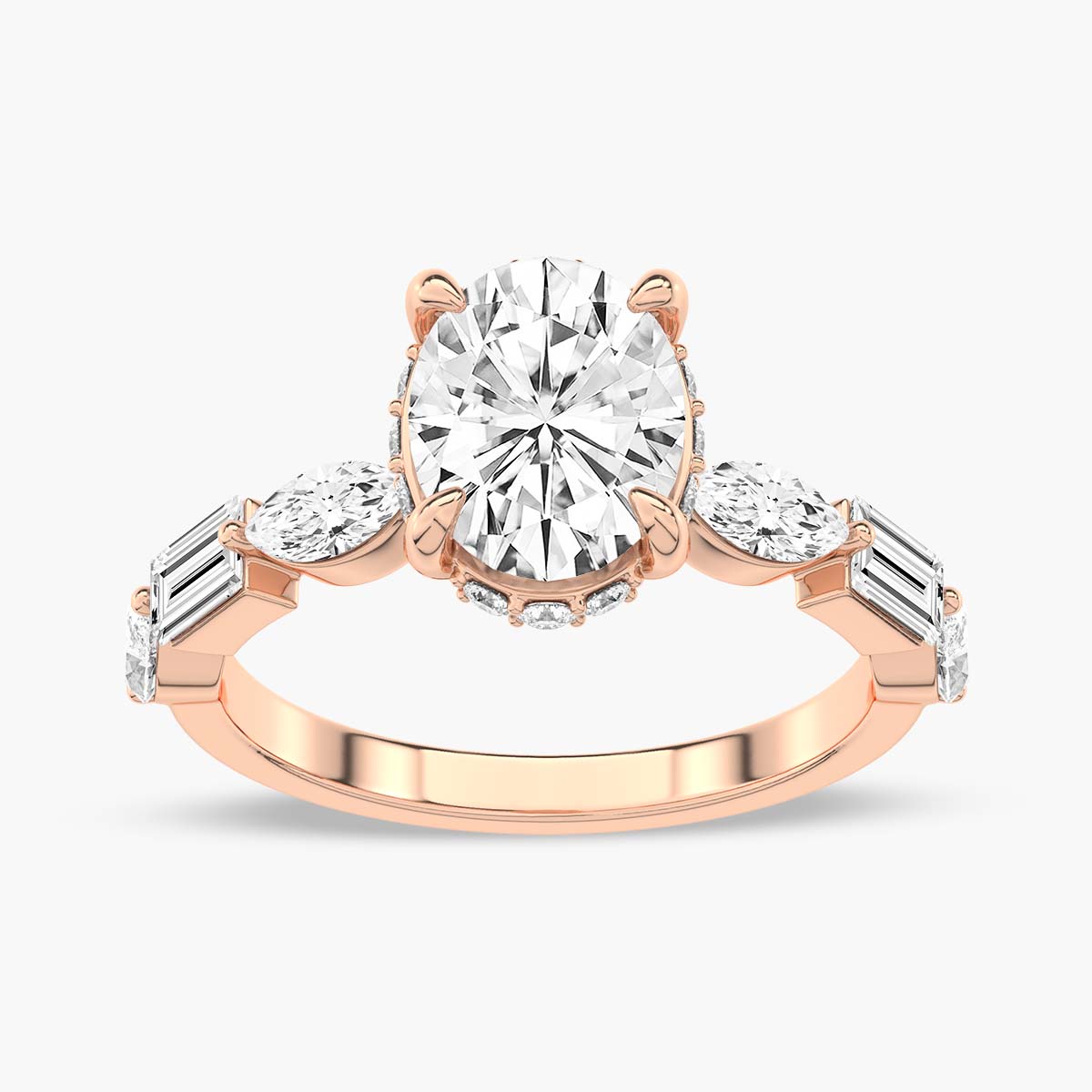 Rose Gold - Oval