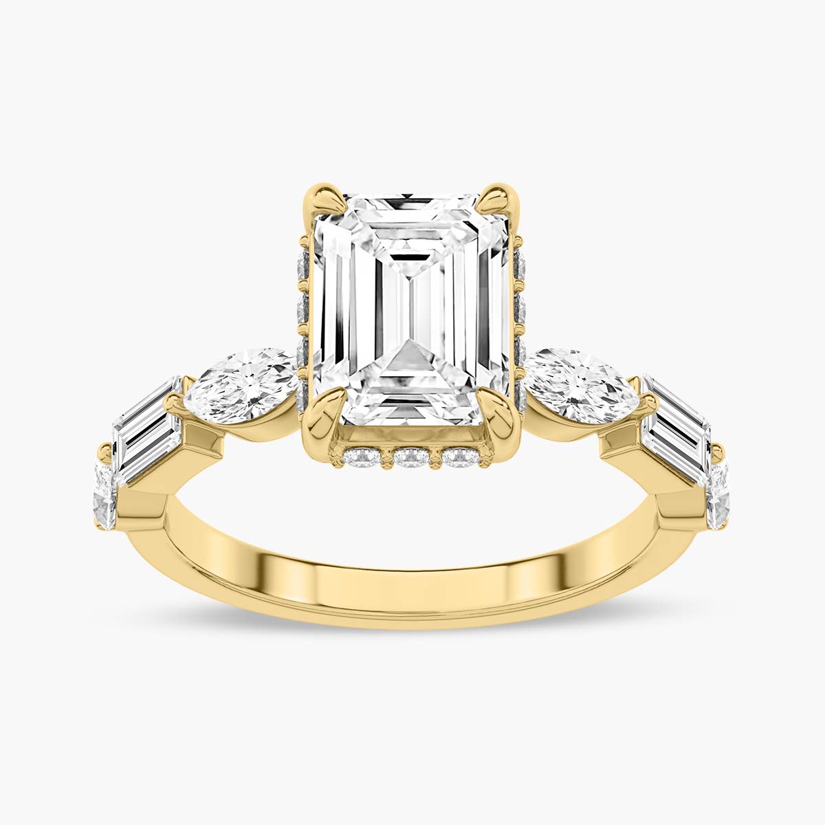 
                    Yellow Gold - Emerald
                  