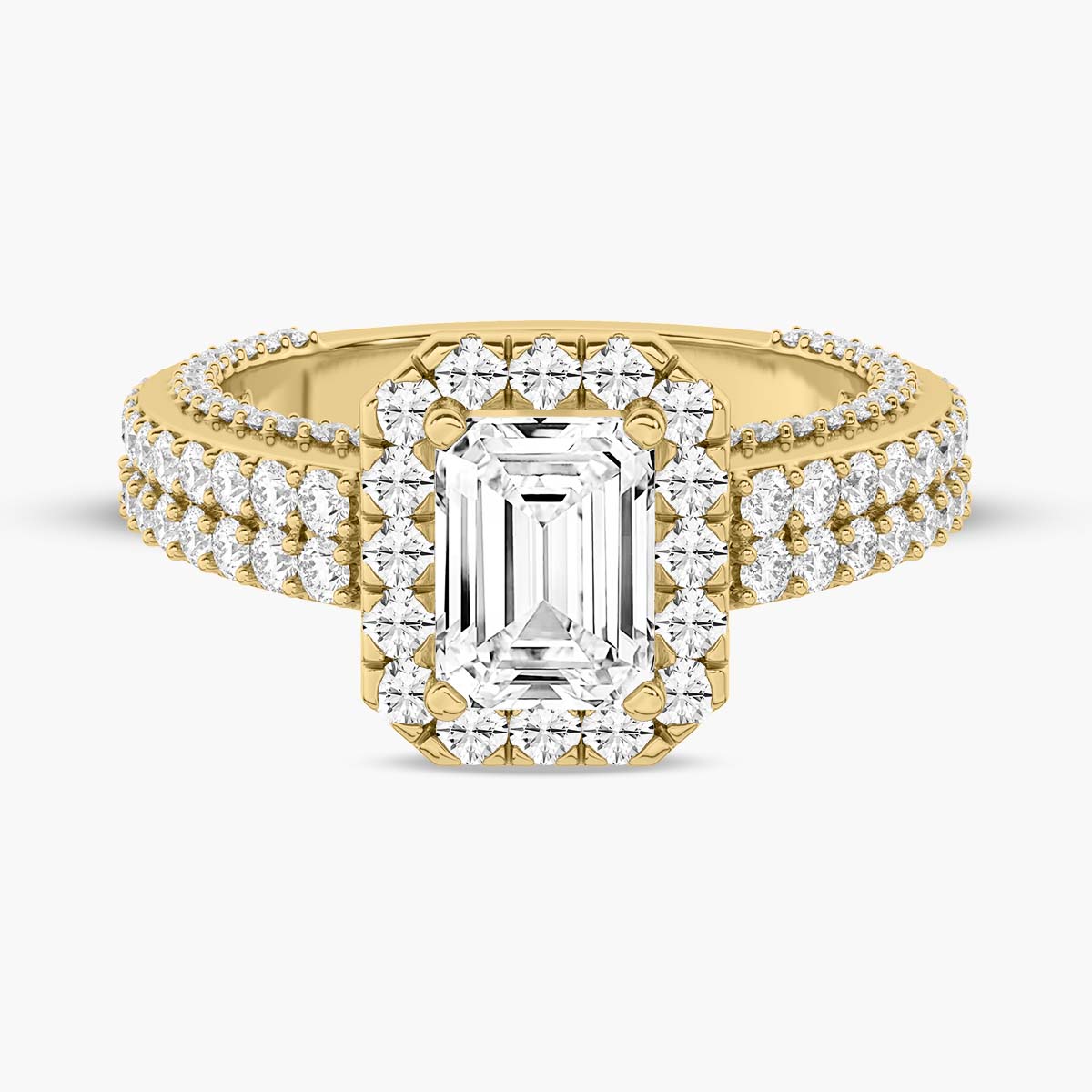 Yellow Gold - Emerald