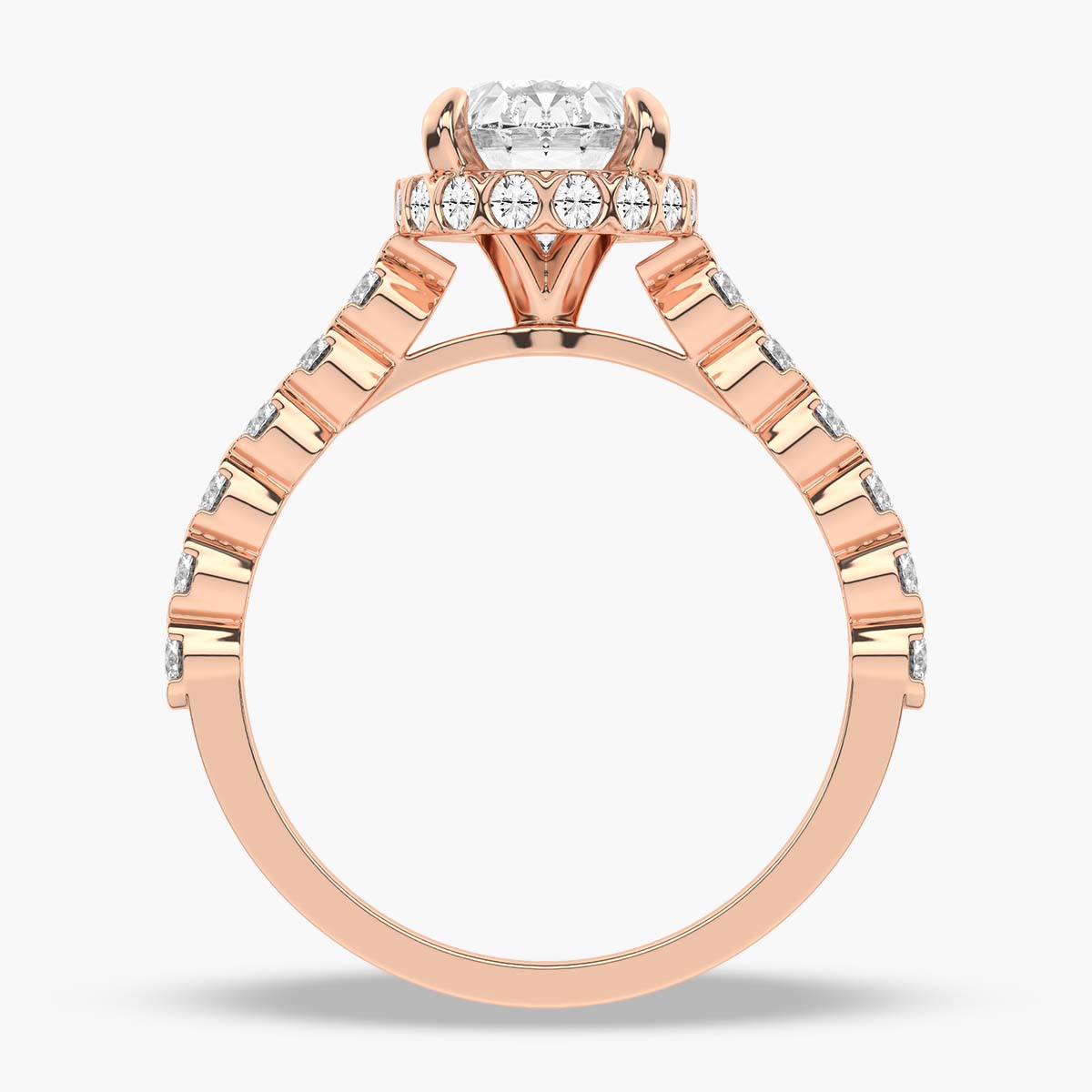 Rose Gold - Oval