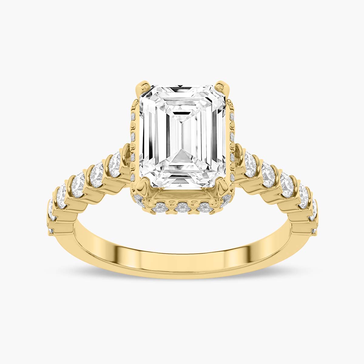 Yellow Gold - Emerald