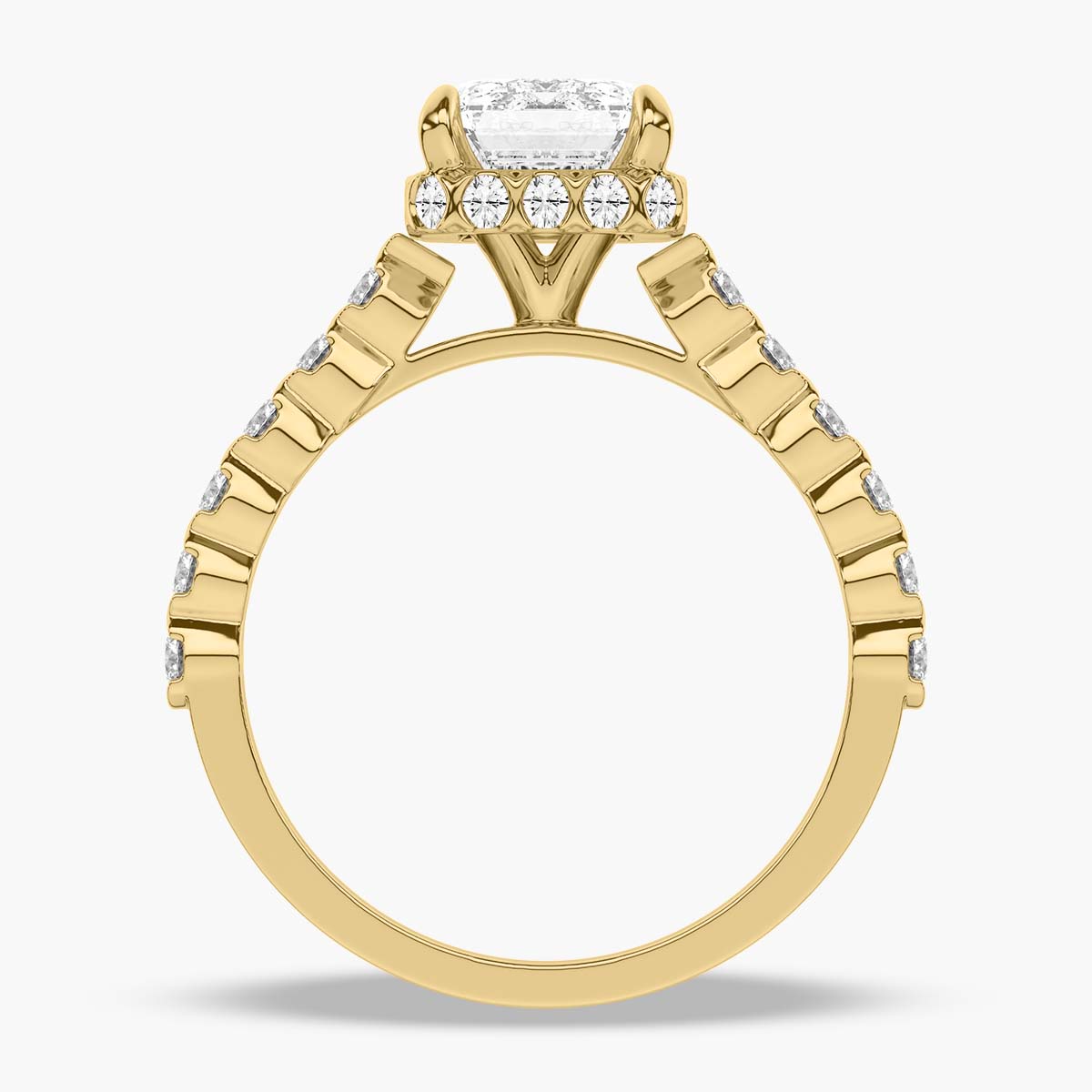 Yellow Gold - Emerald