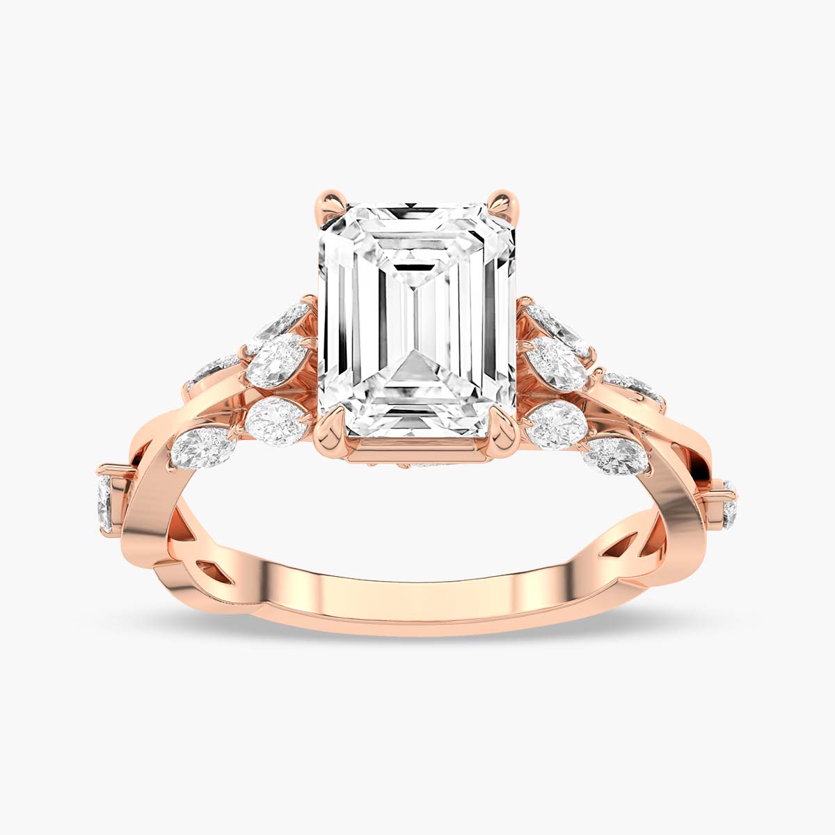 Rose Gold - Emerald