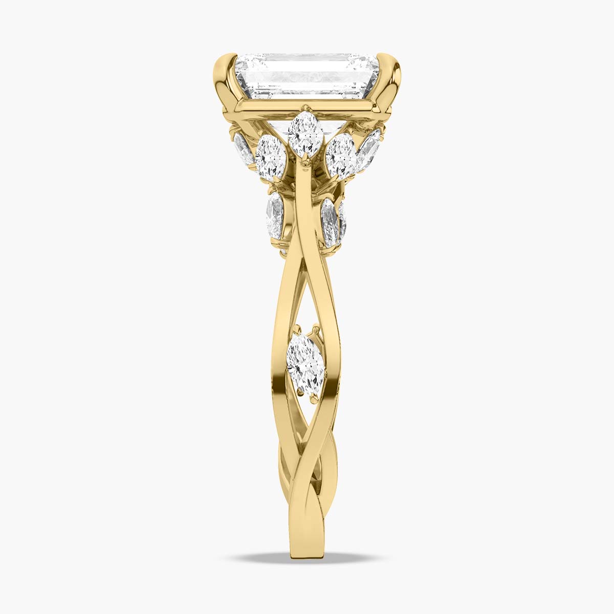 Yellow Gold - Emerald