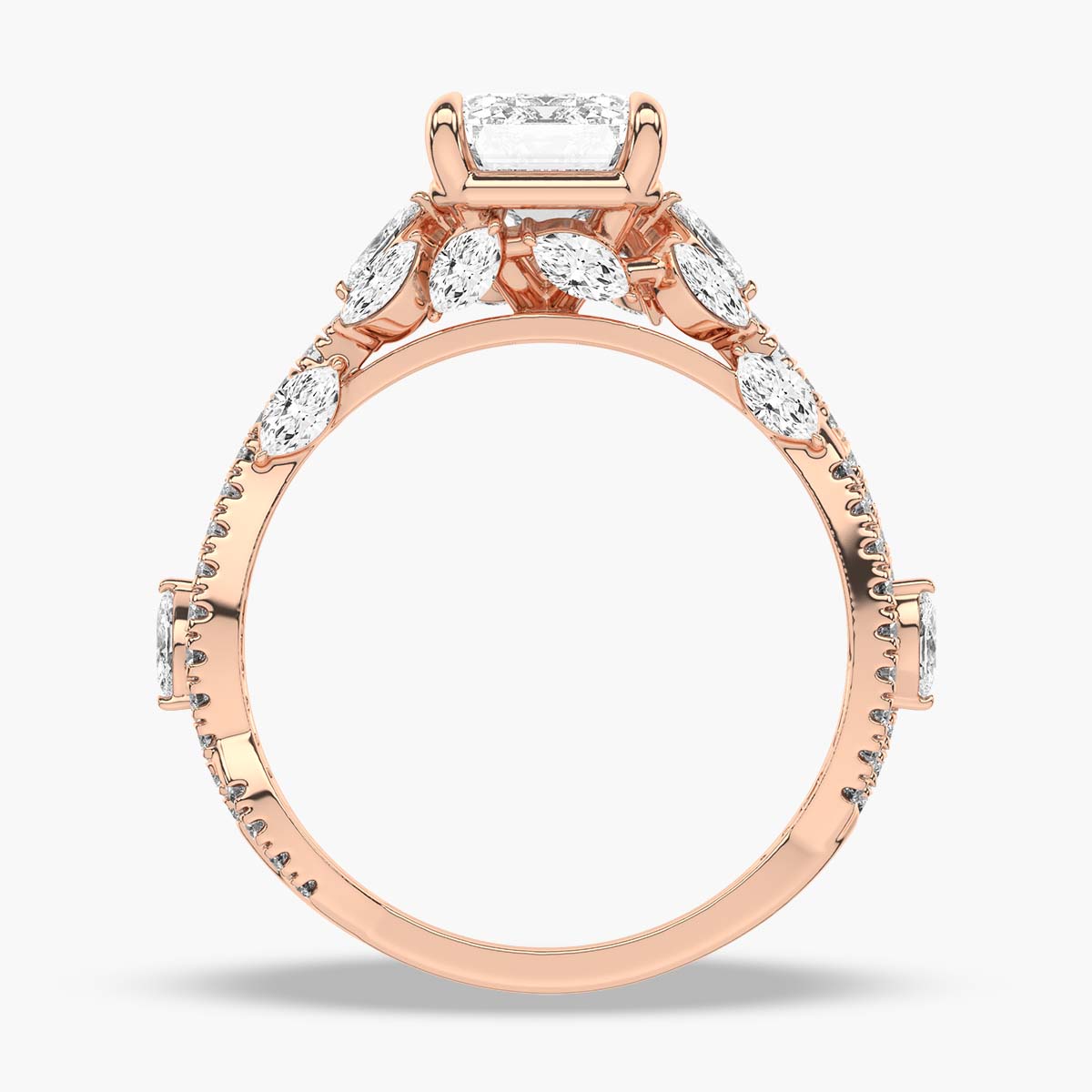 Rose Gold - Emerald