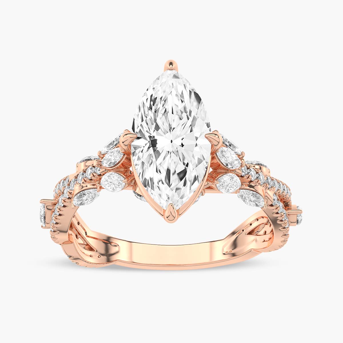Rose Gold - Marquise