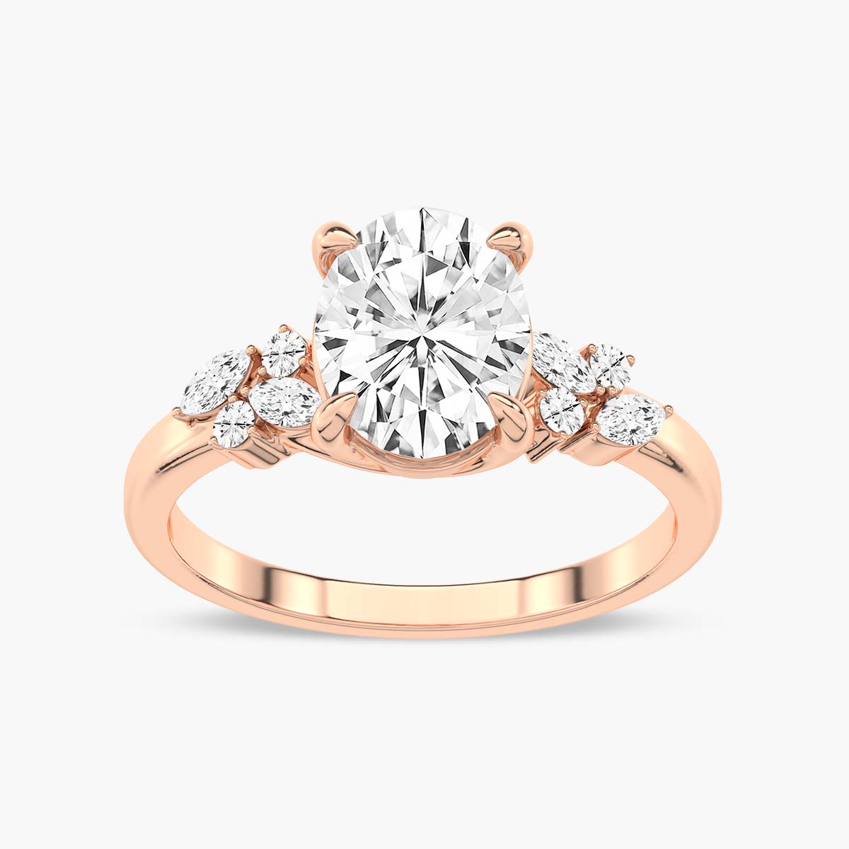 Rose Gold - Oval