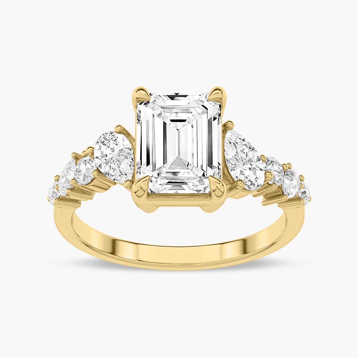 Yellow Gold - Emerald