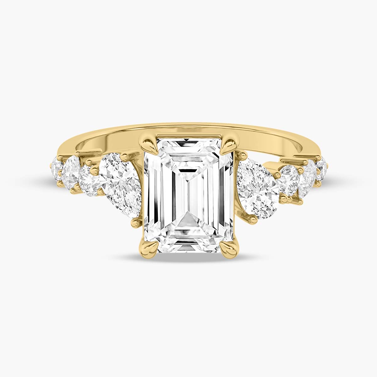 Yellow Gold - Emerald