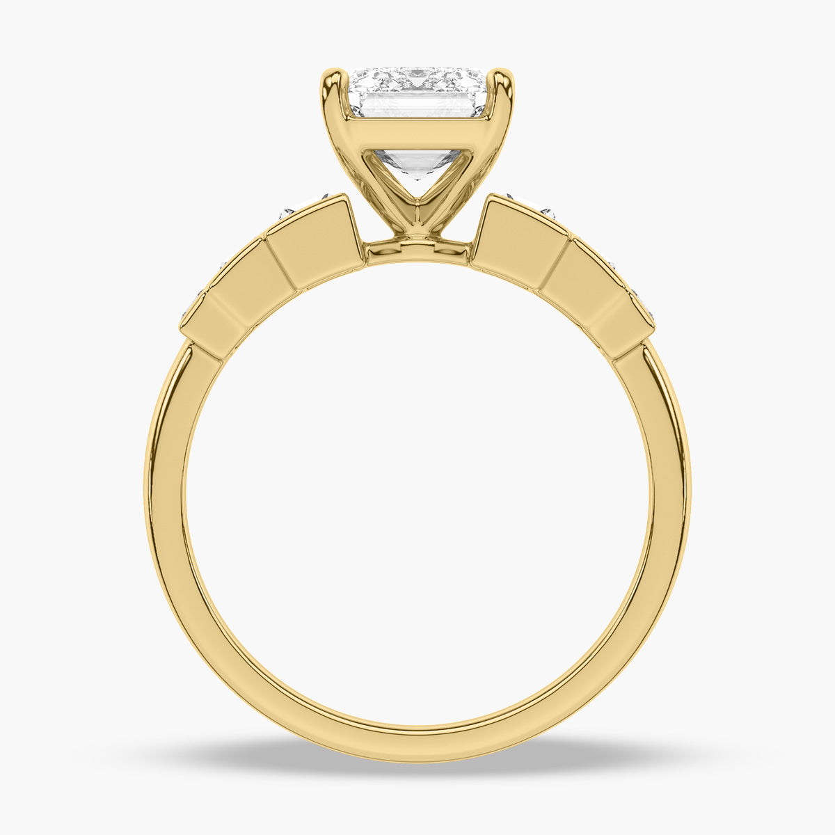 Yellow Gold - Emerald