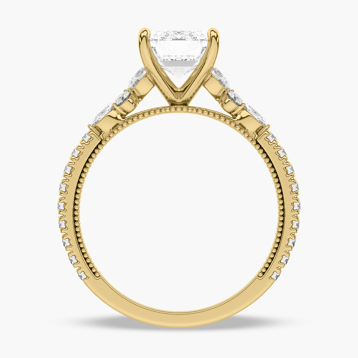 Yellow Gold - Emerald