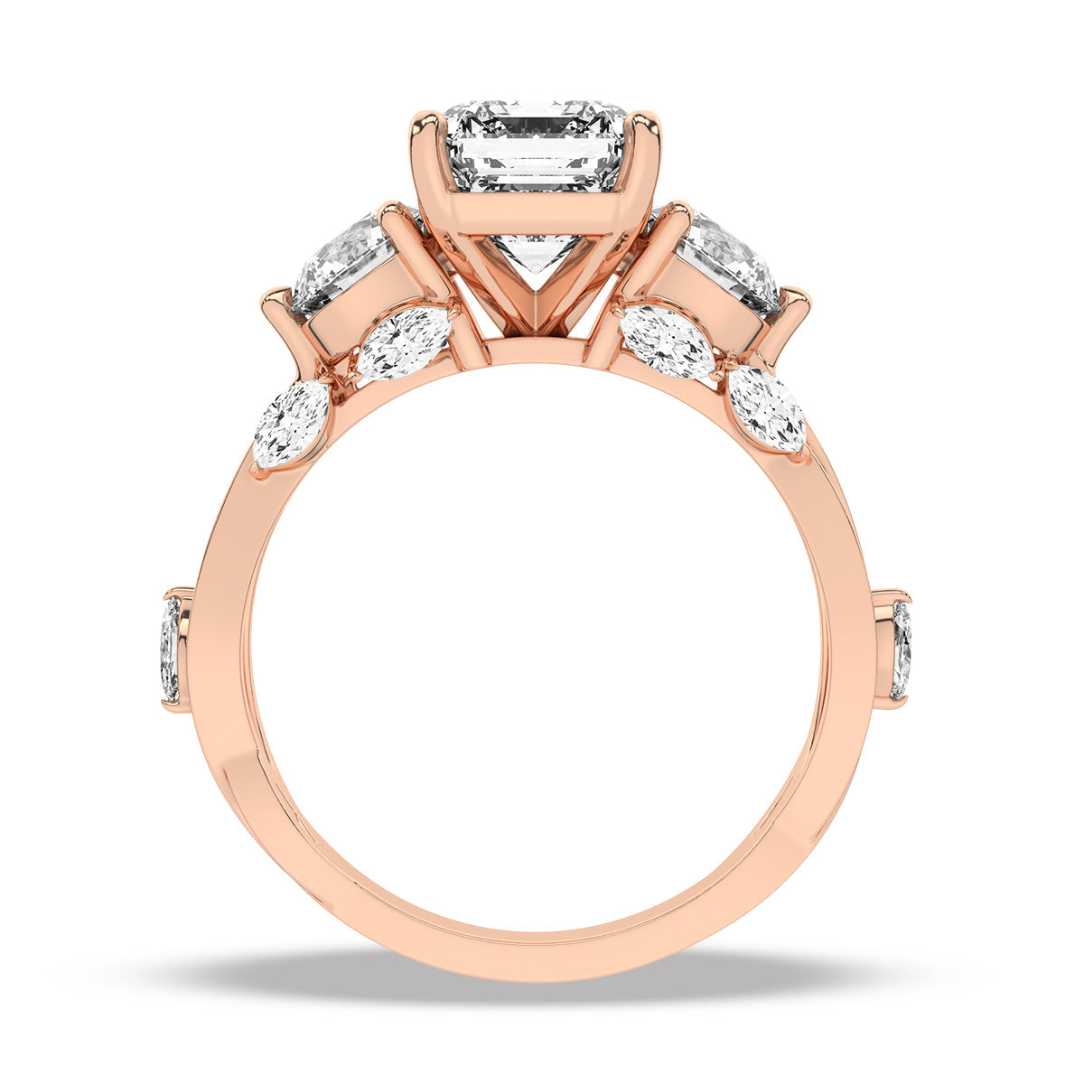 Rose Gold - Emerald