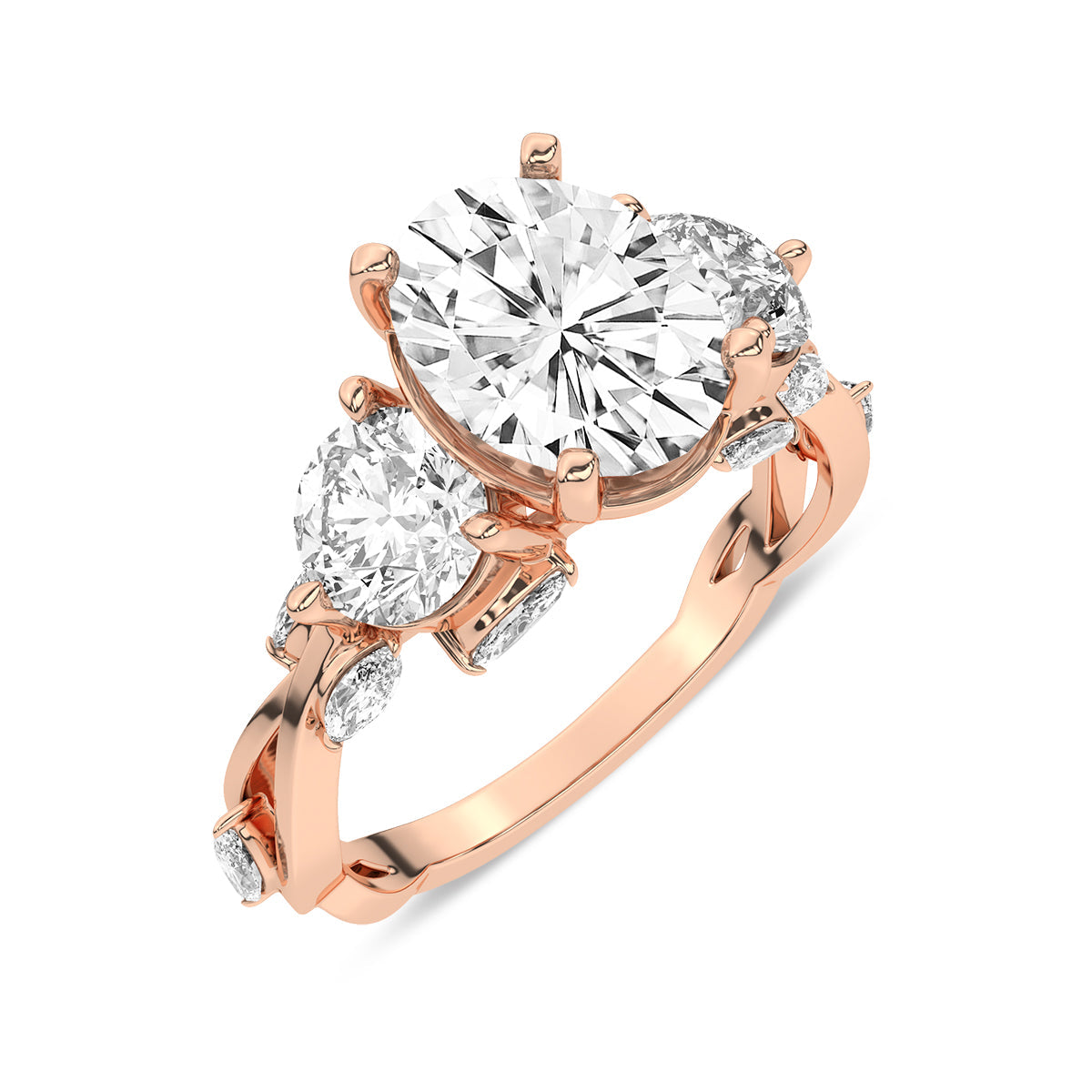 Rose Gold - Oval