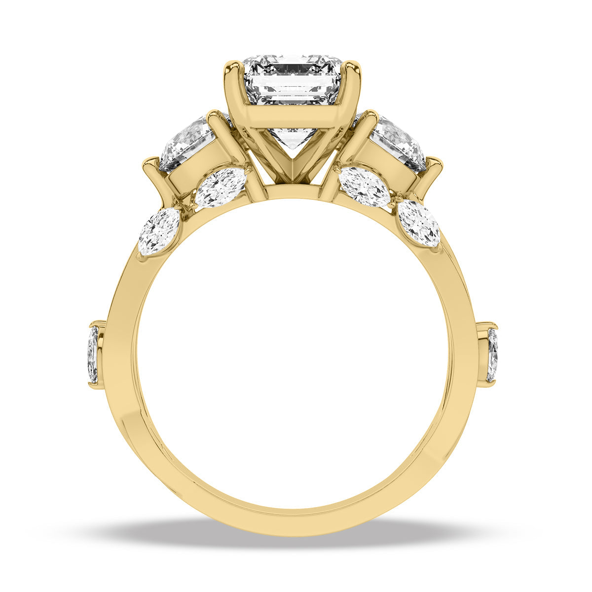Yellow Gold - Emerald