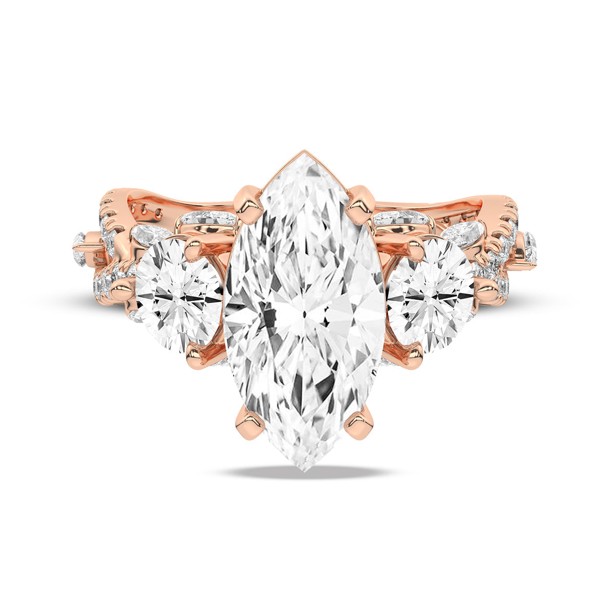 Rose Gold - Marquise