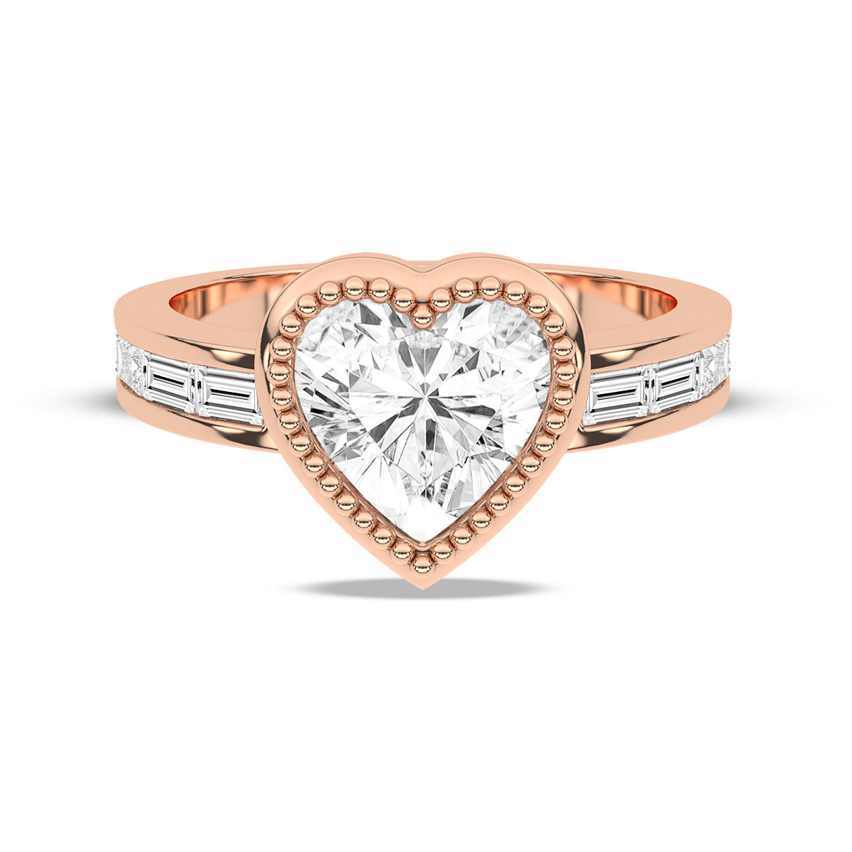 Rose Gold - Heart