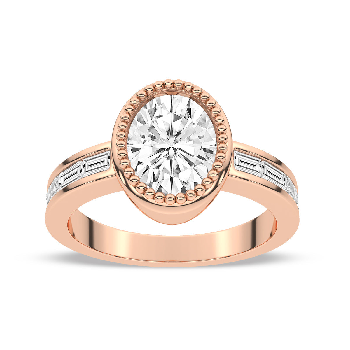 Rose Gold - Oval