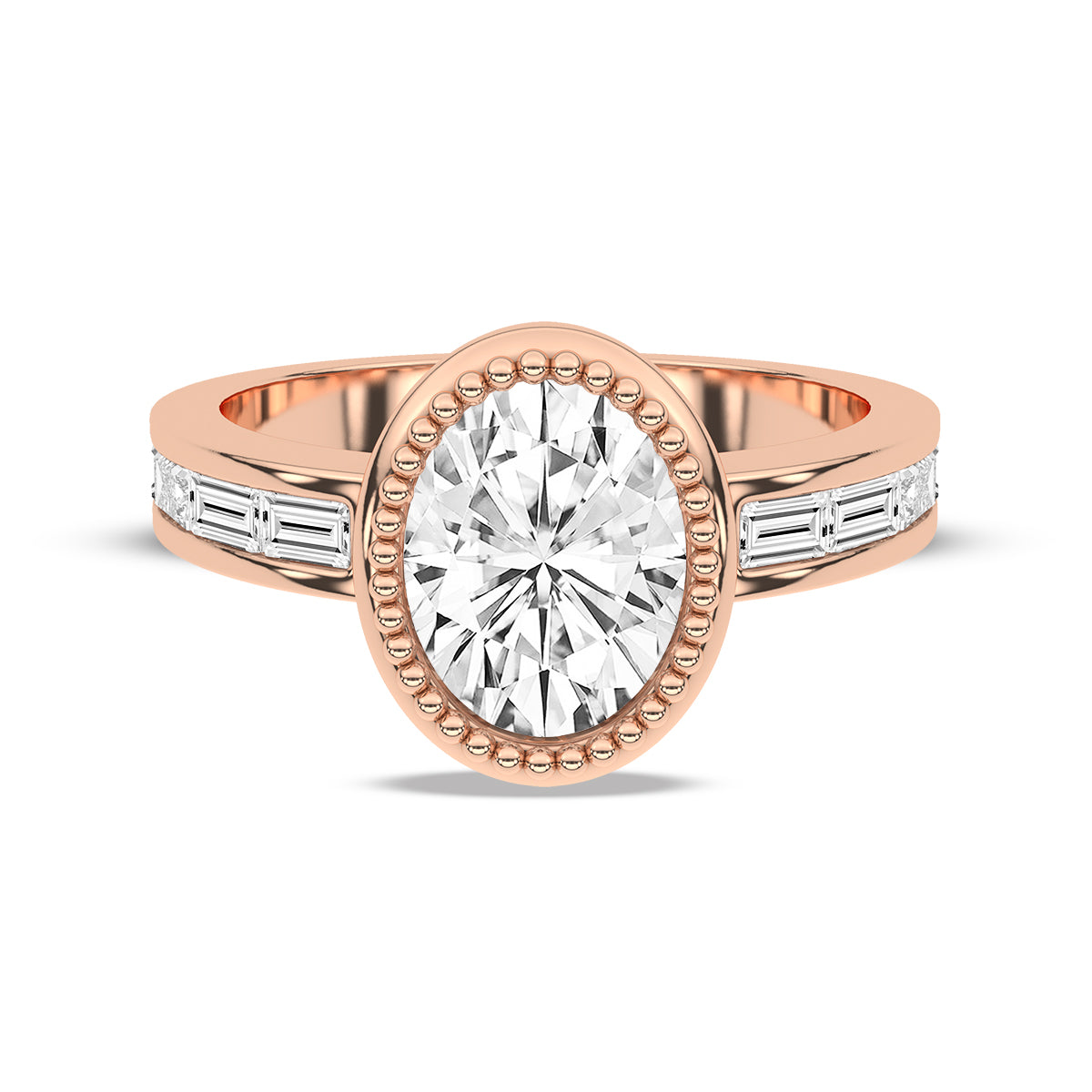 Rose Gold - Oval