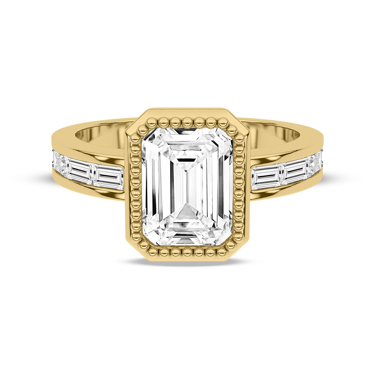 Yellow Gold - Emerald