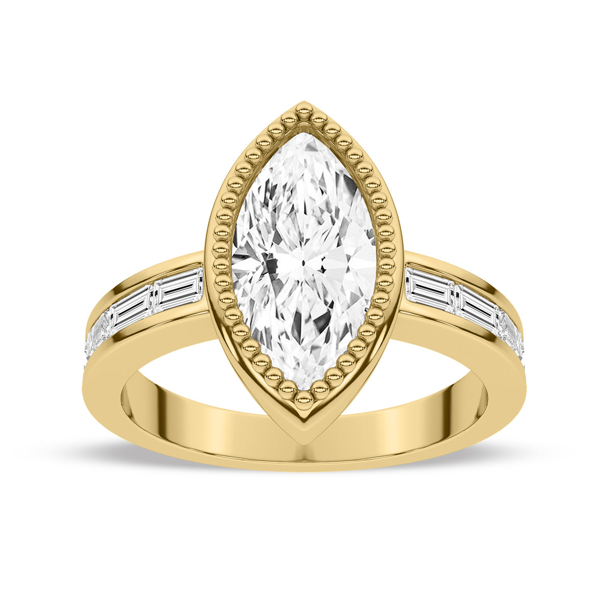 Yellow Gold - Marquise