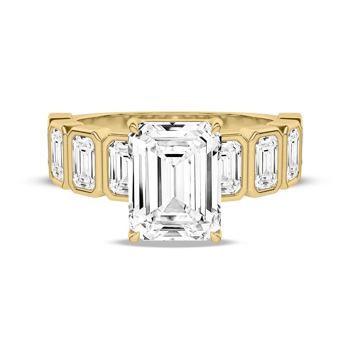 Yellow Gold - Emerald