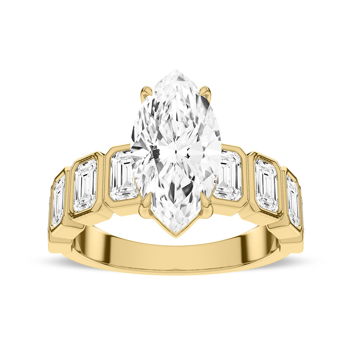 Yellow Gold - Marquise
