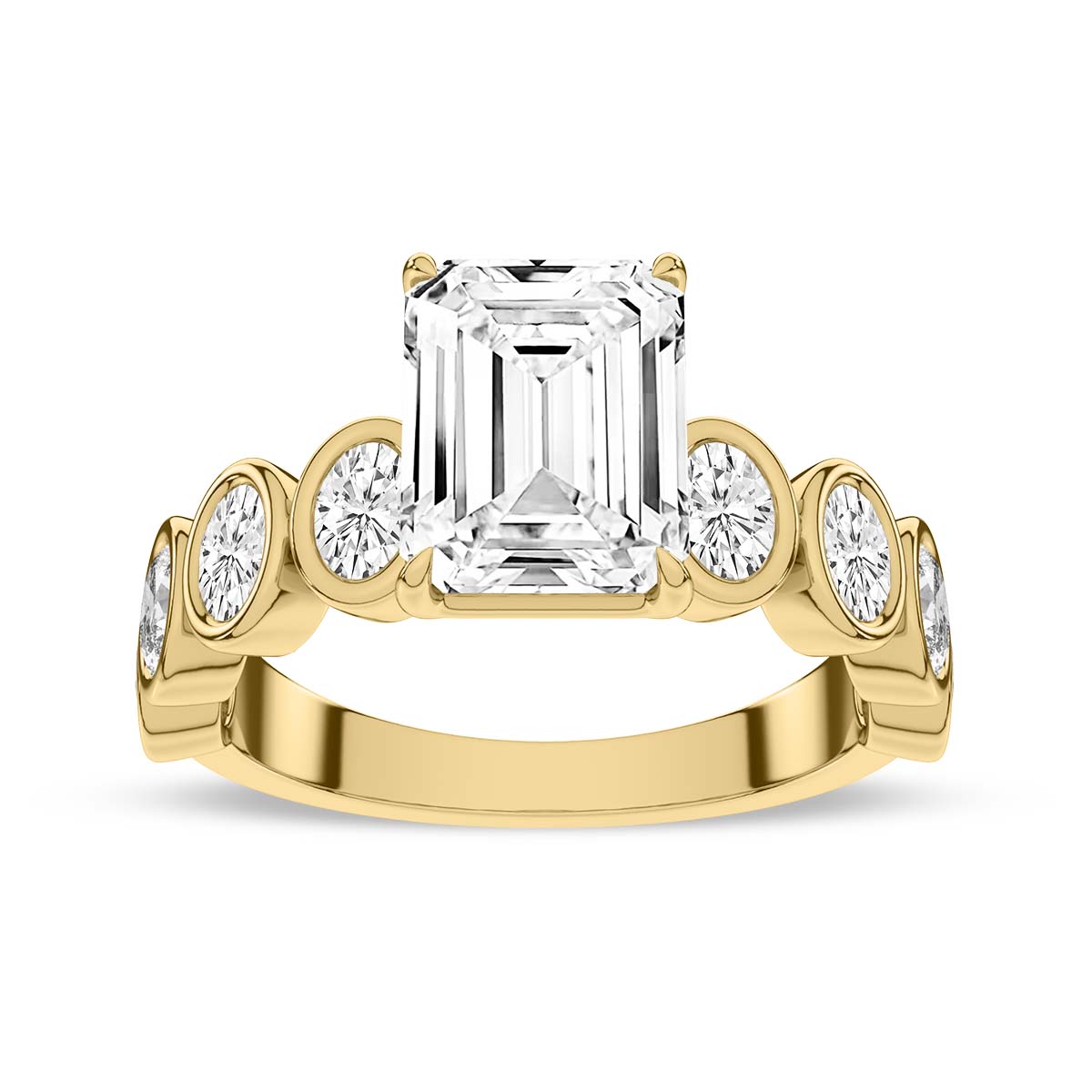Yellow Gold - Emerald