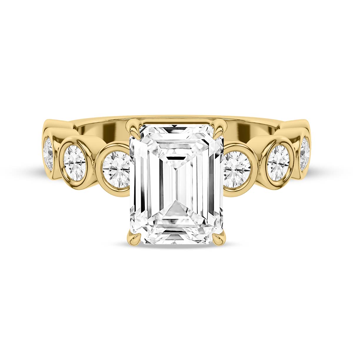 Yellow Gold - Emerald