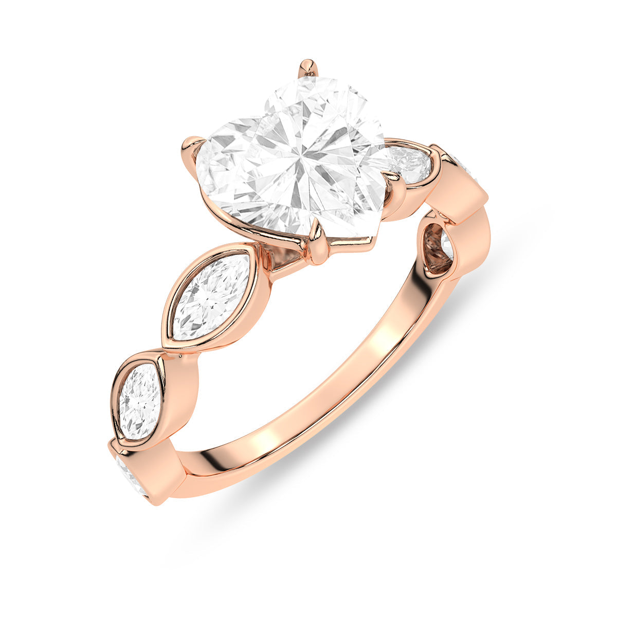 Rose Gold - Heart