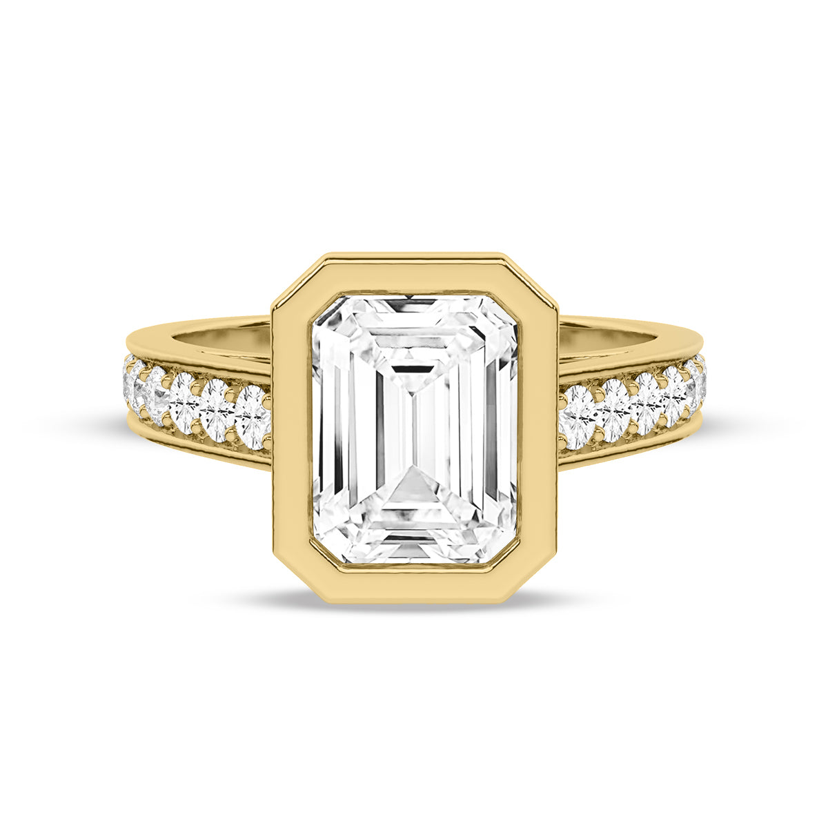 Yellow Gold - Emerald