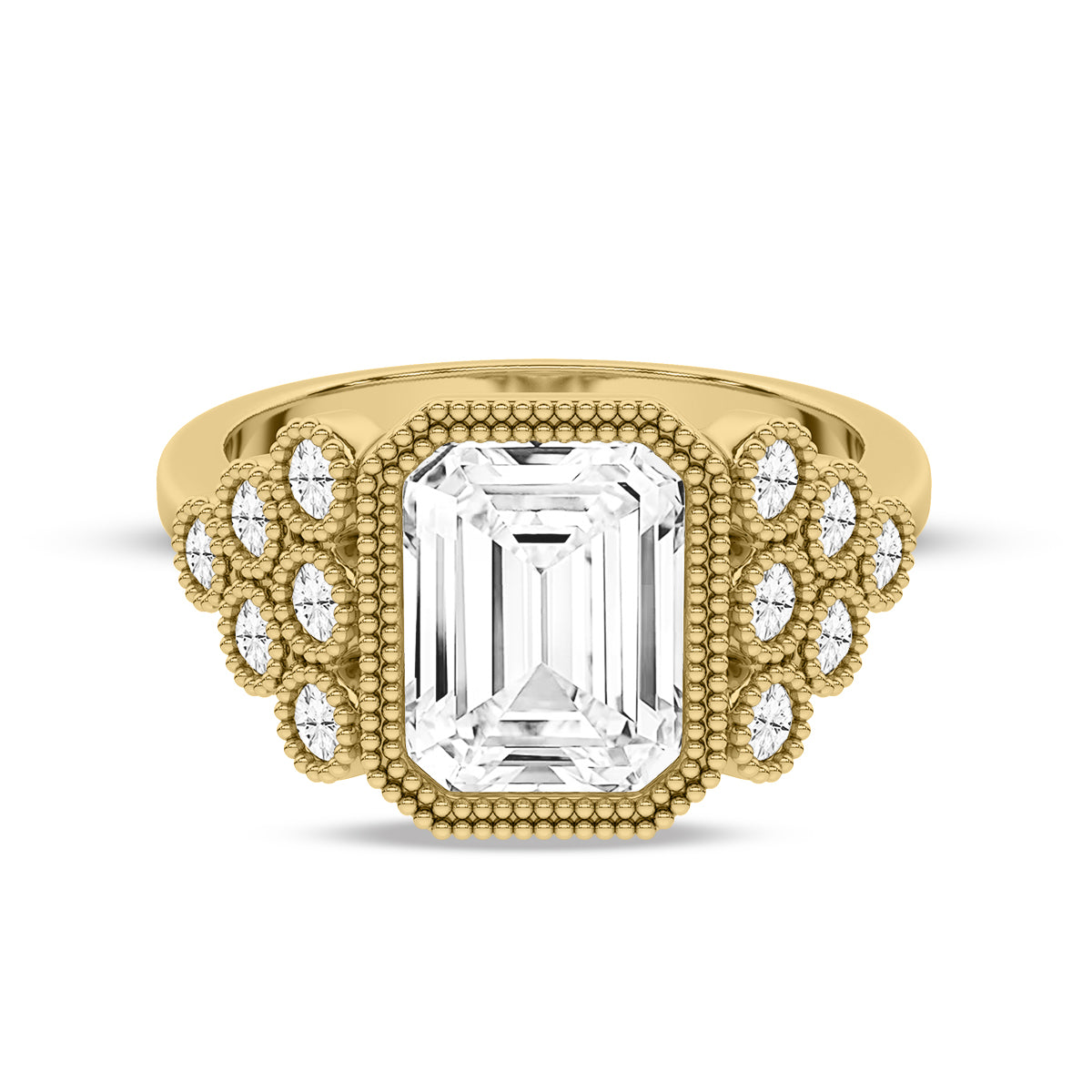 Yellow Gold - Emerald