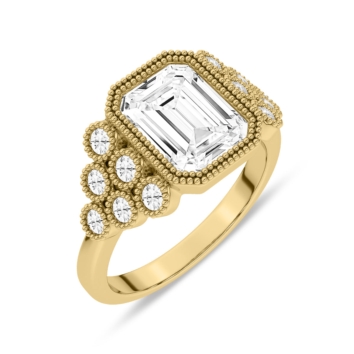 Yellow Gold - Emerald