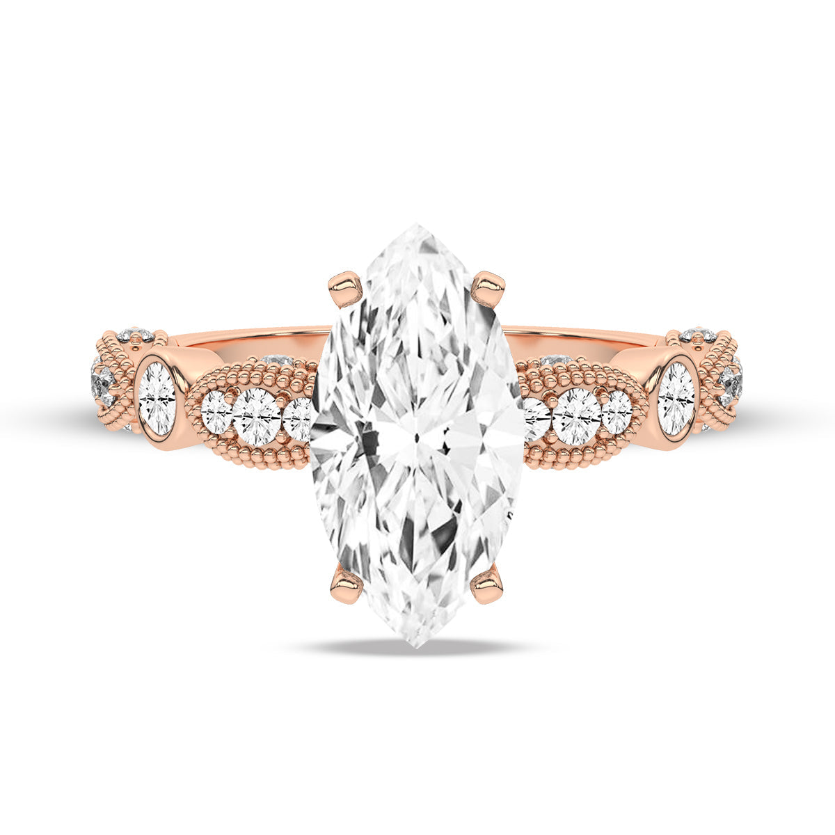 Rose Gold - Marquise