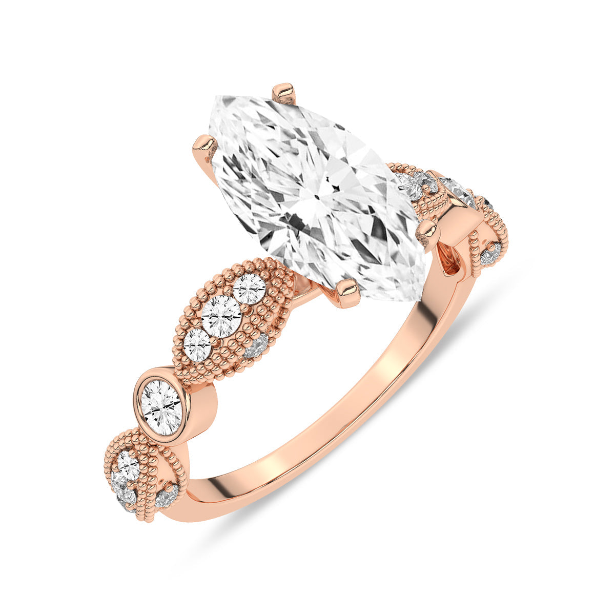 Rose Gold - Marquise