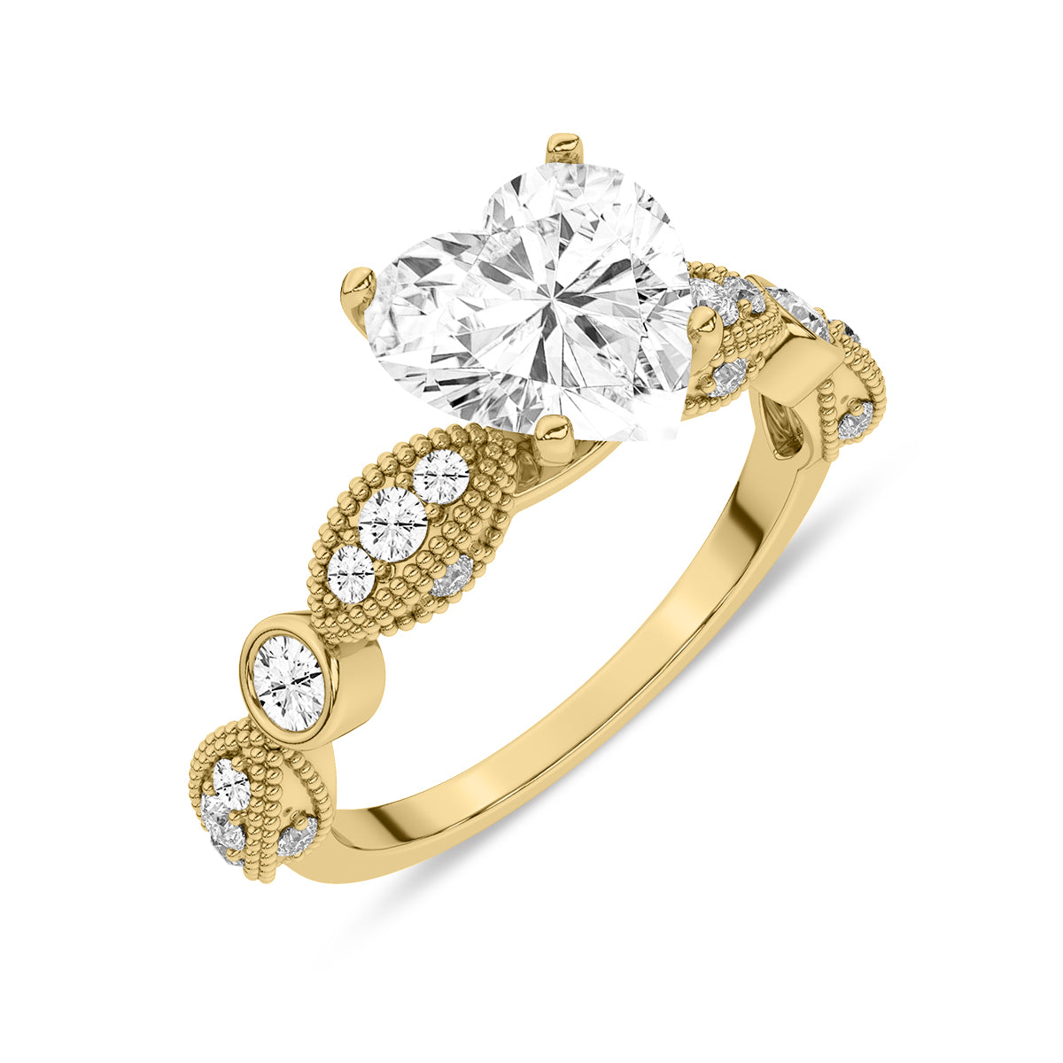 Yellow Gold - Heart