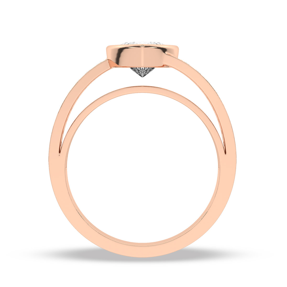 Rose Gold - Heart
