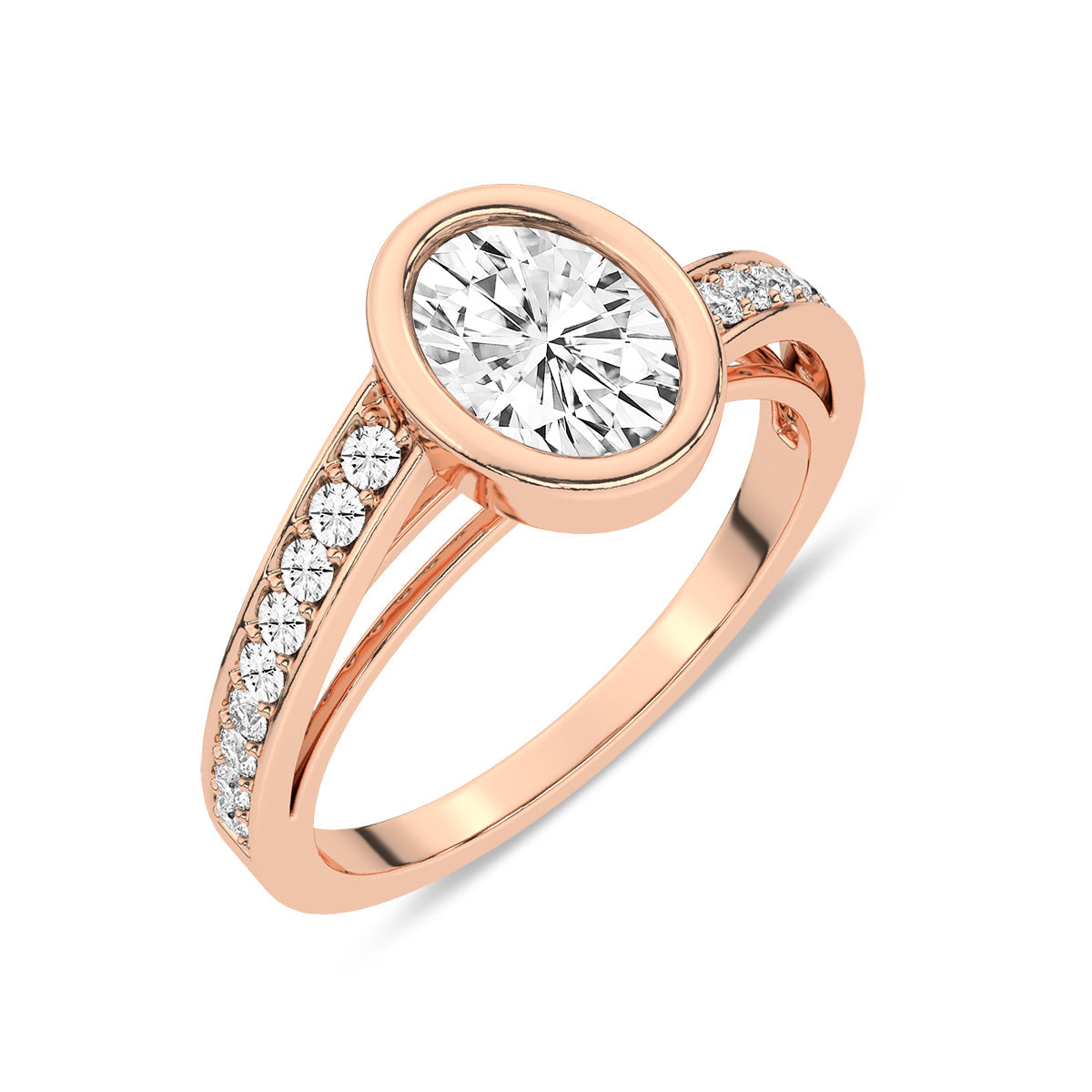 Rose Gold - Oval