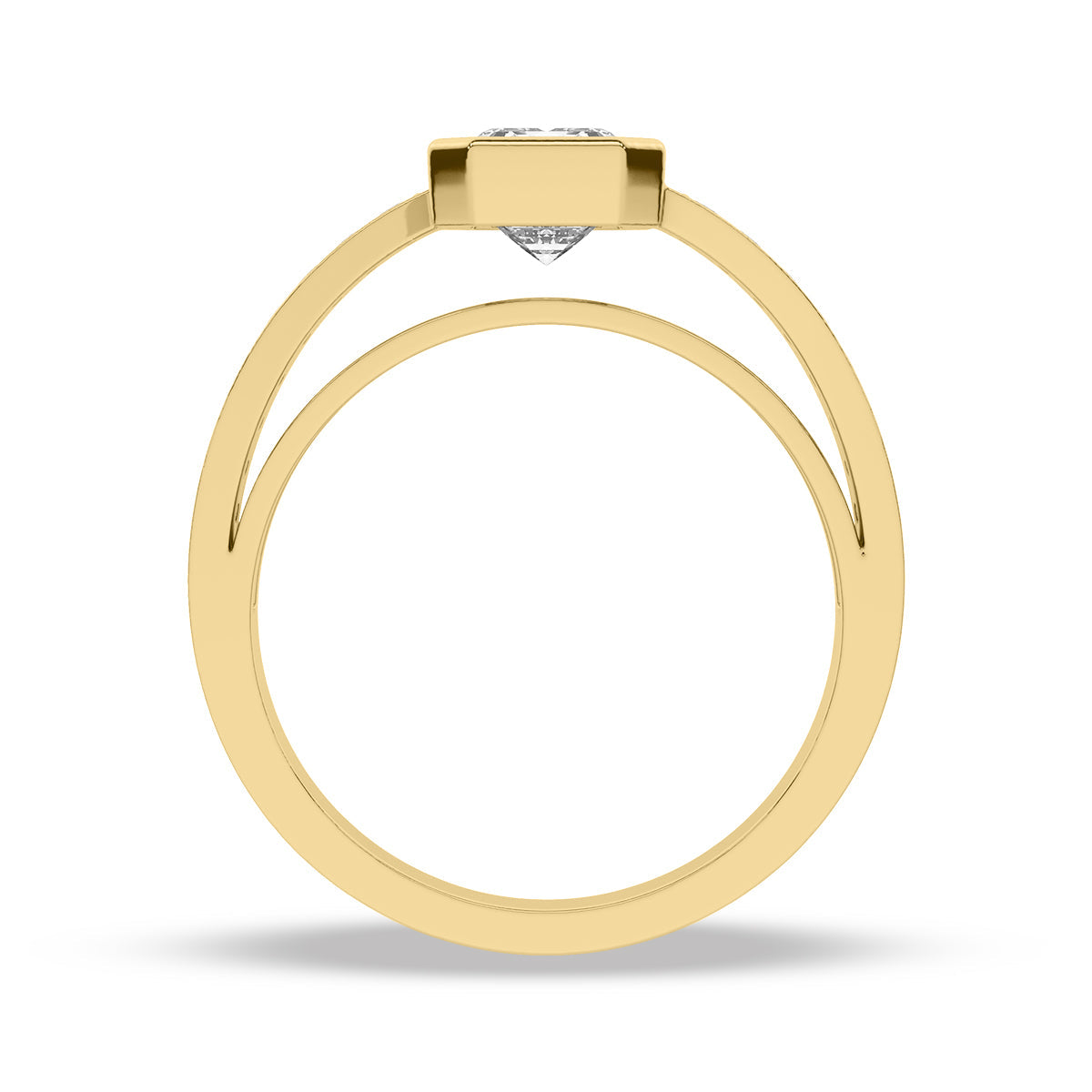 Yellow Gold - Emerald