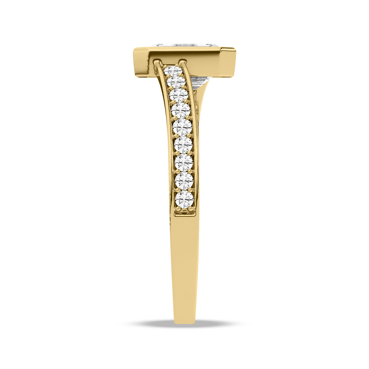 Yellow Gold - Emerald
