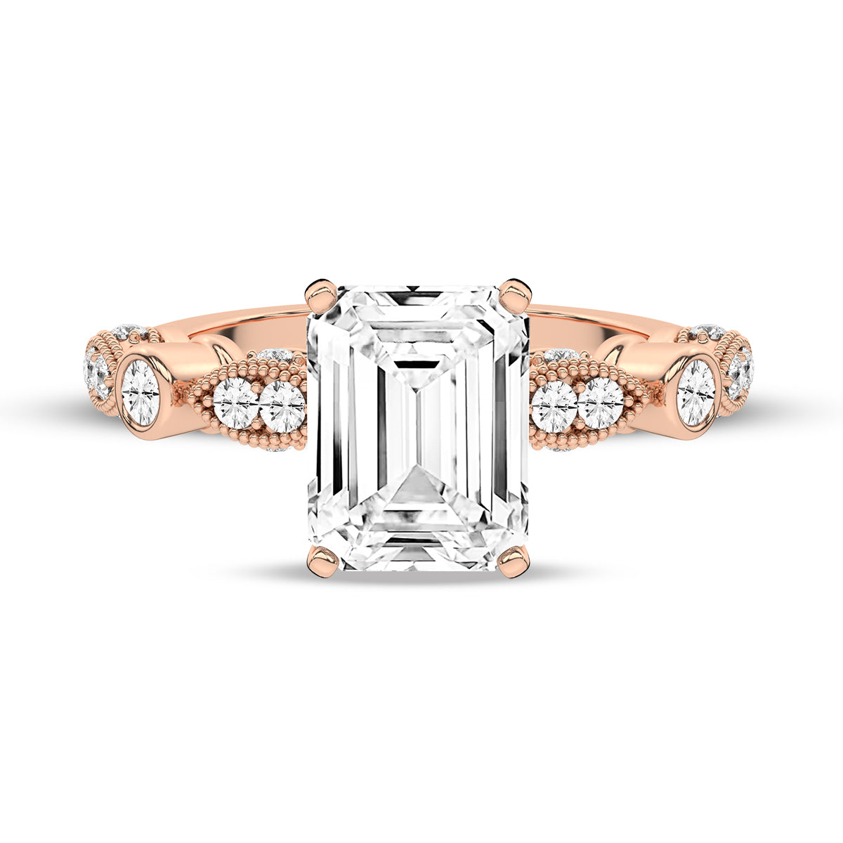 Rose Gold - Emerald