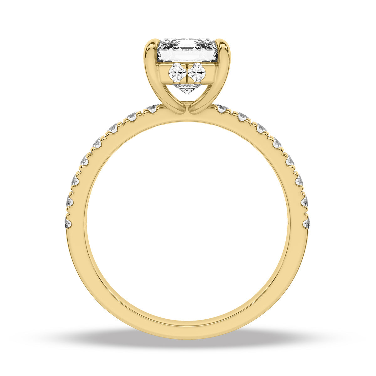 Yellow Gold - Emerald