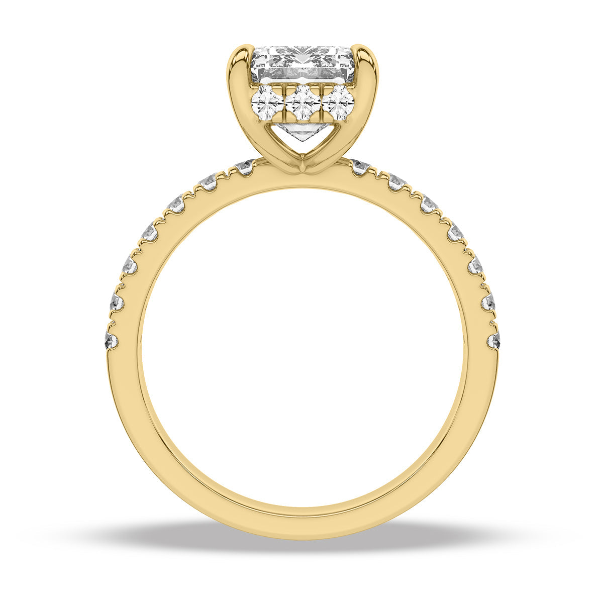Yellow Gold - Emerald