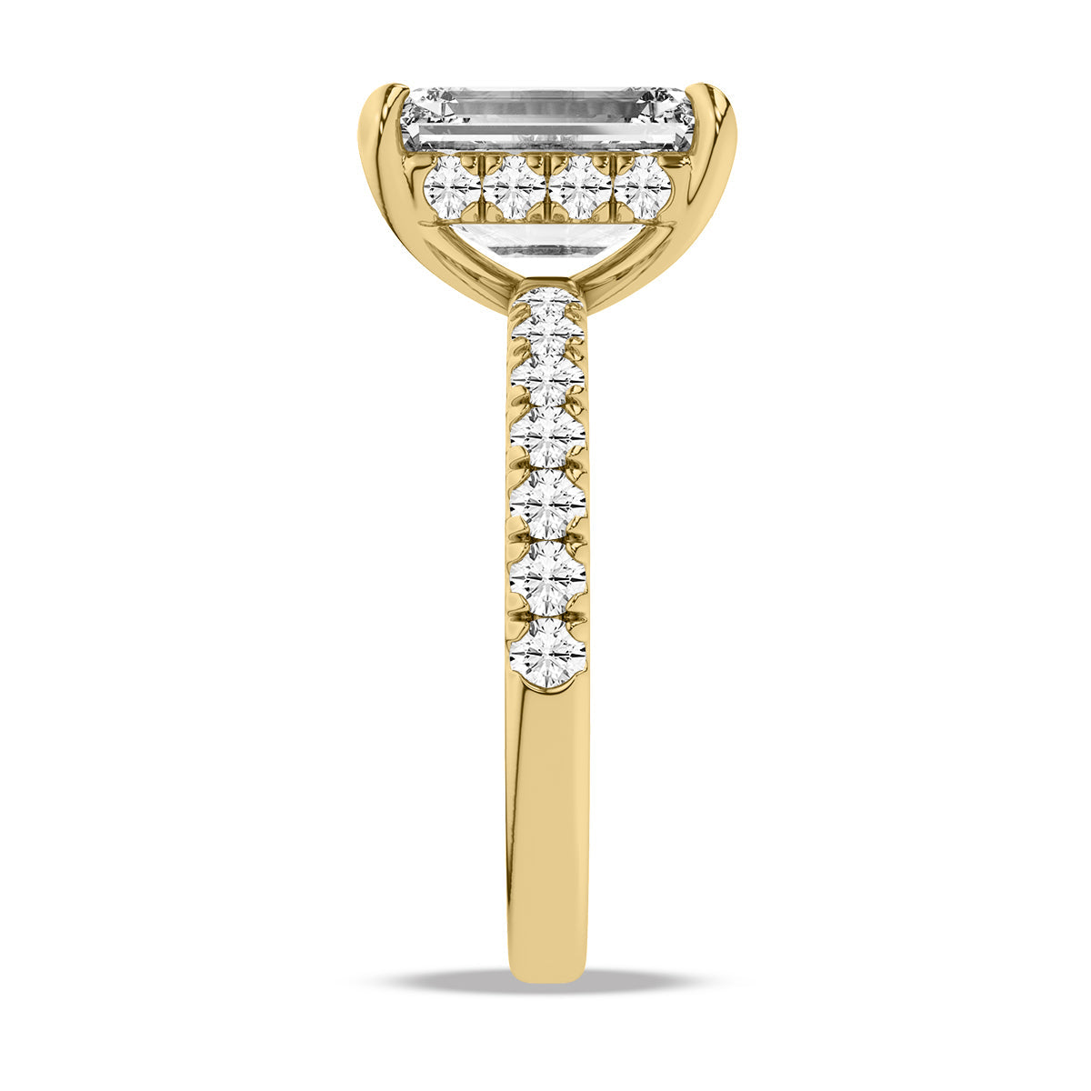 Yellow Gold - Emerald