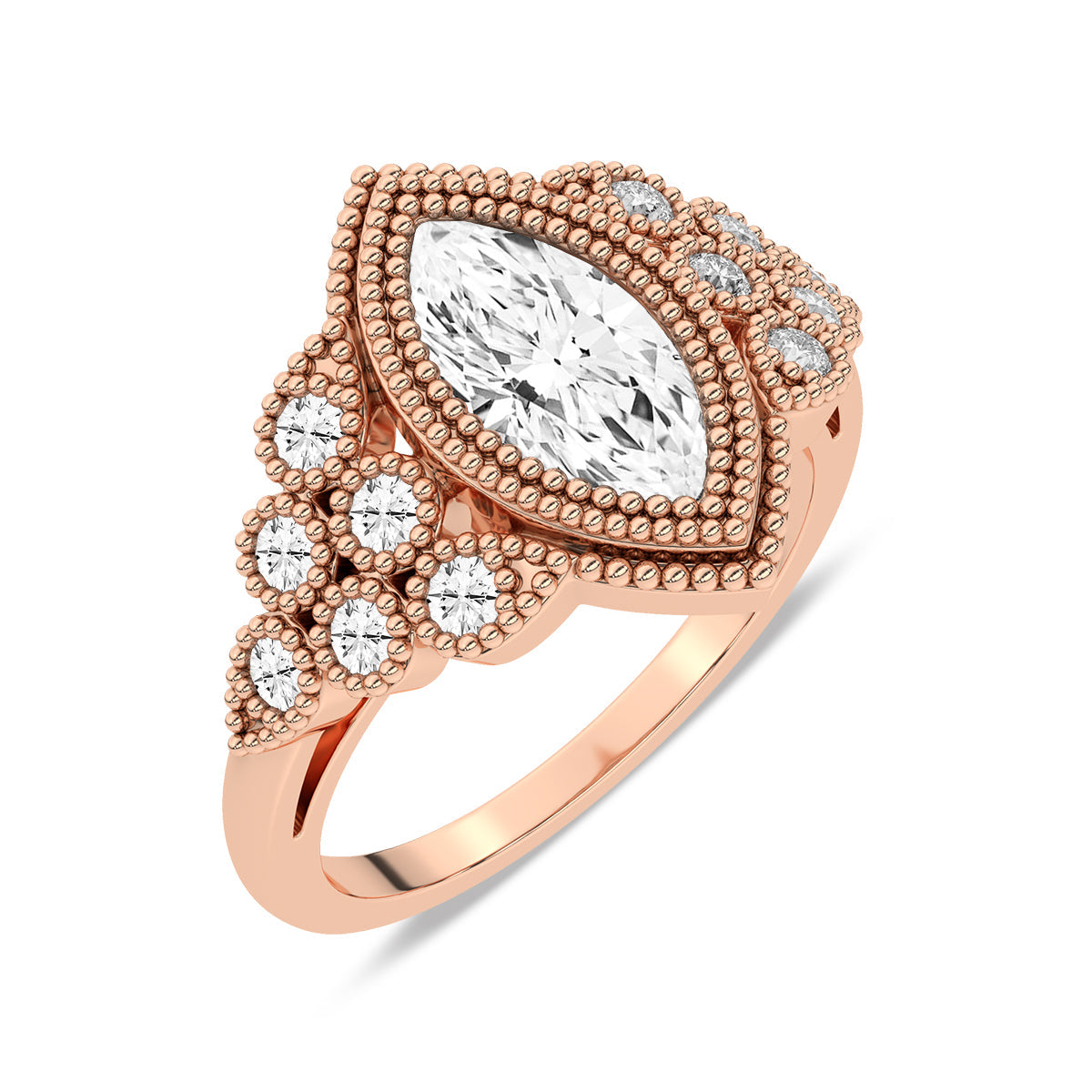 Rose Gold - Marquise