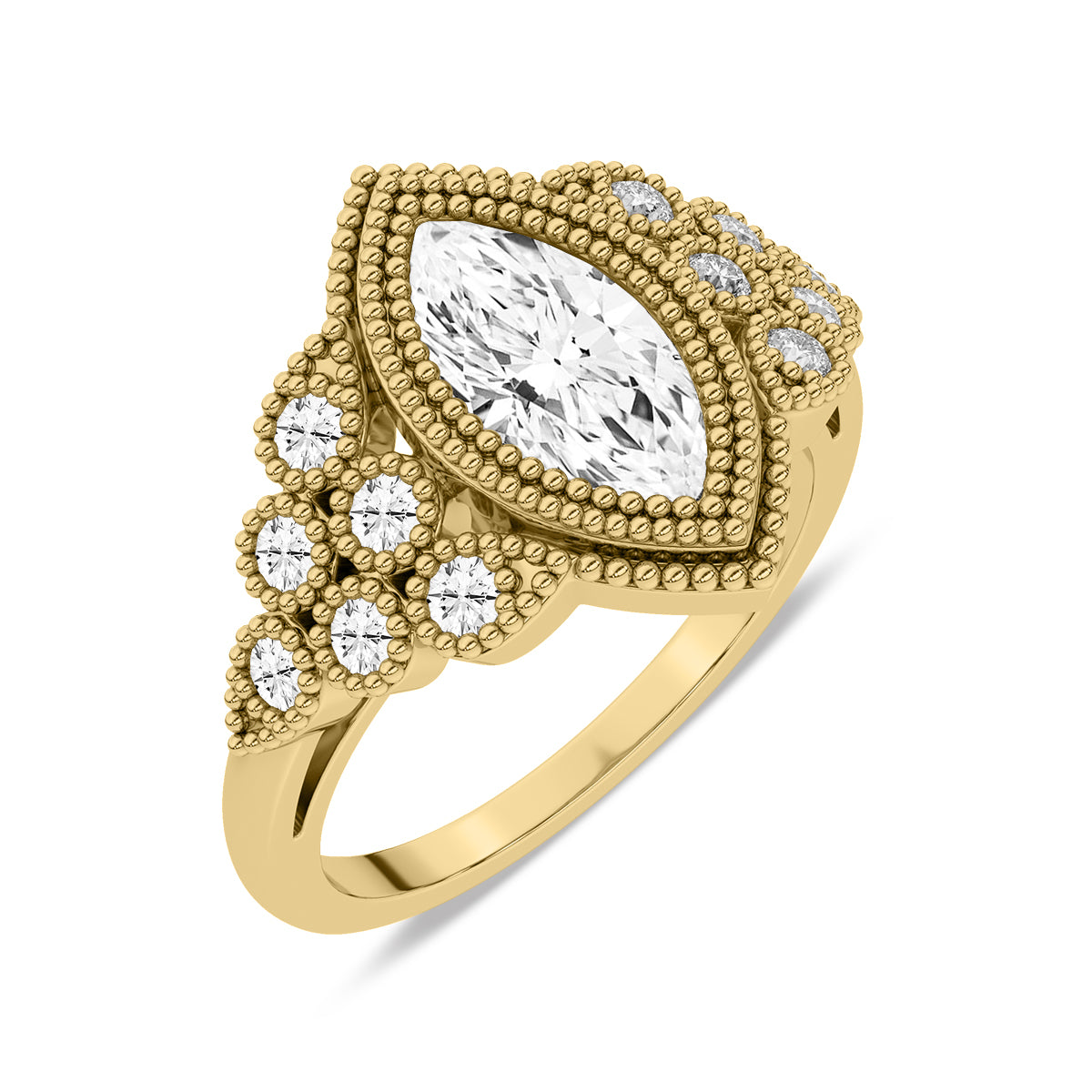 Yellow Gold - Marquise