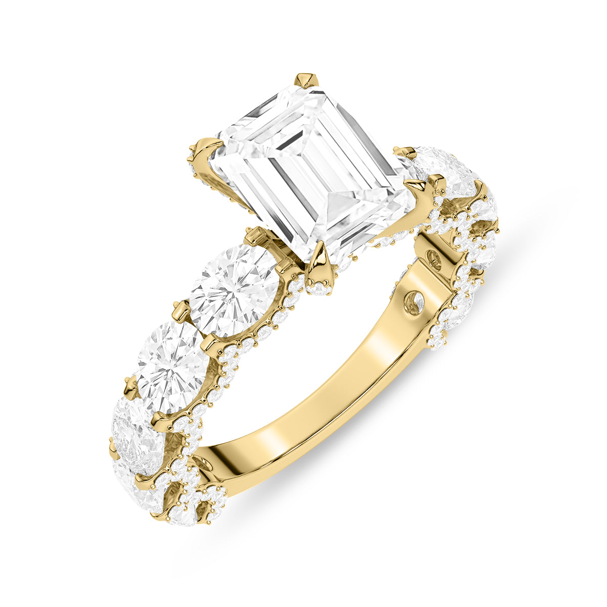 Yellow Gold - Emerald