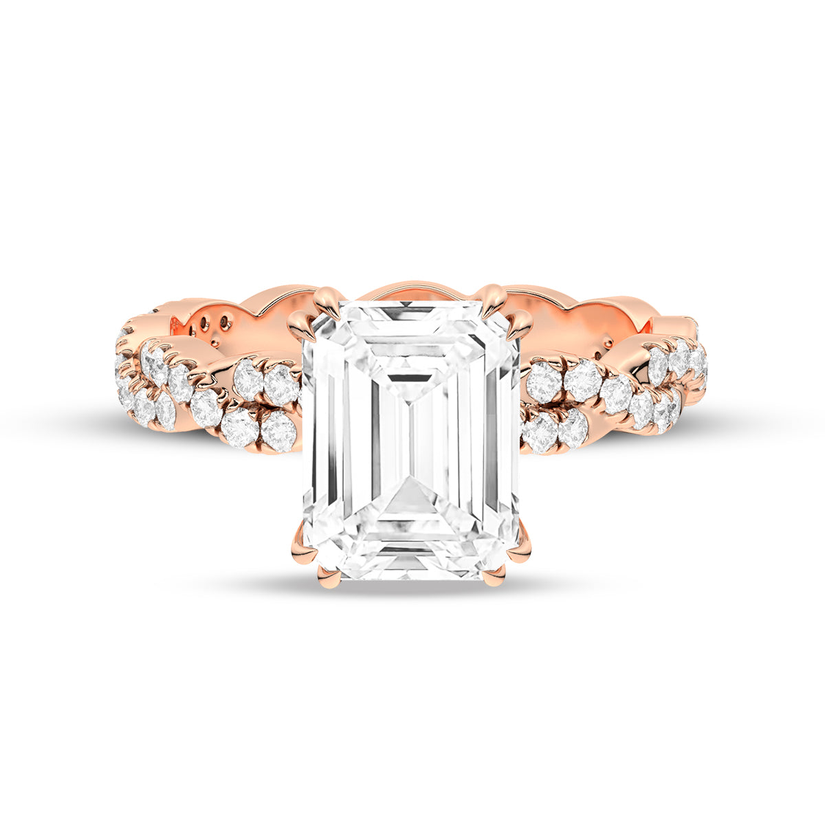 Rose Gold - Emerald