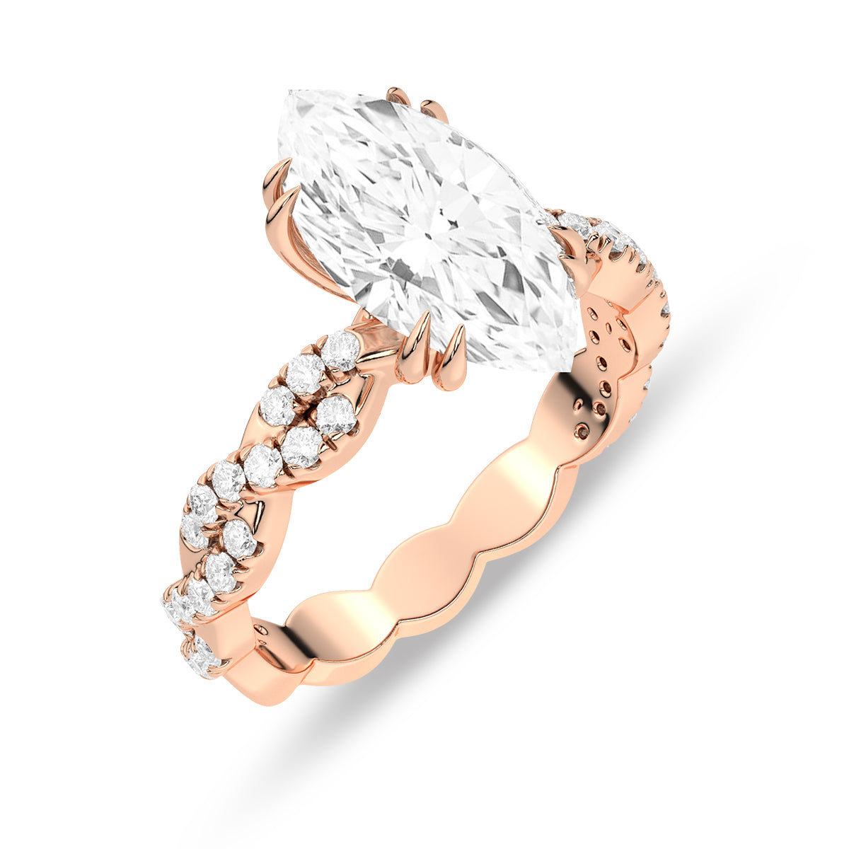 Rose Gold - Marquise