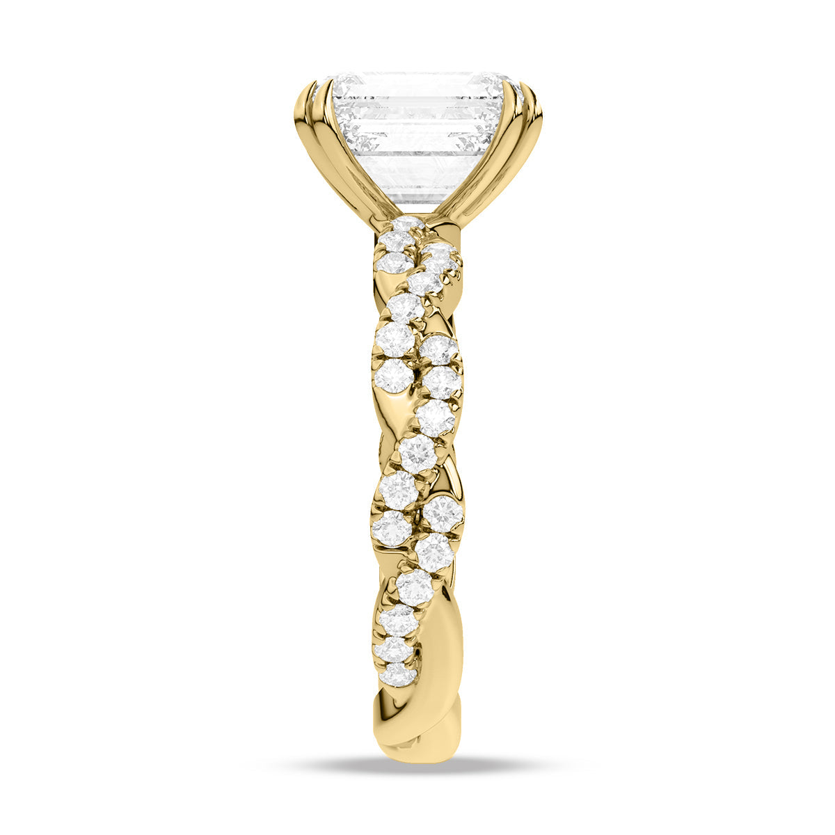 Yellow Gold - Emerald
