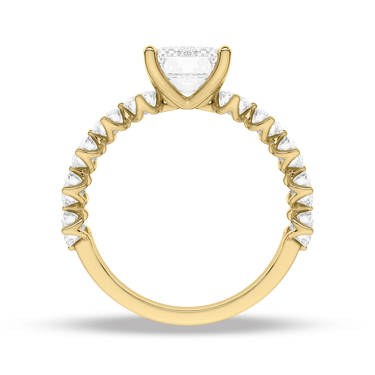 Yellow Gold - Emerald